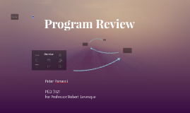 program review presentation