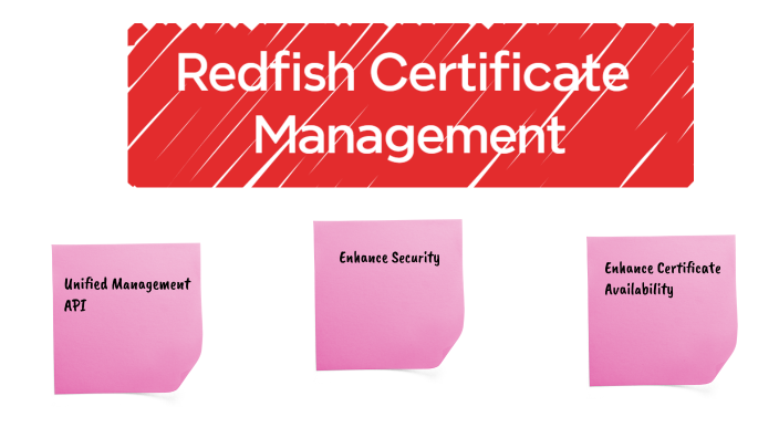 Redfish Management Software Redfish Certificate Management by Stars Lin on Prezi