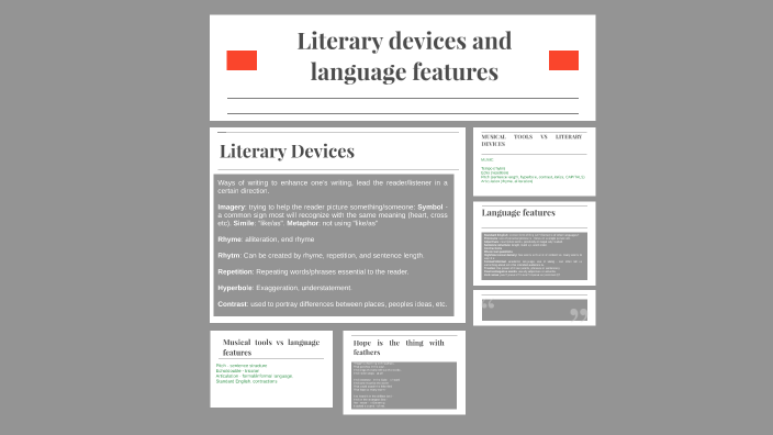 Literary devices and language features by Hanna Marie on Prezi