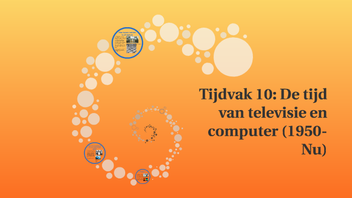 Tijdvak 10: De tijd van televisie en computer (1950- Nu) by Nout