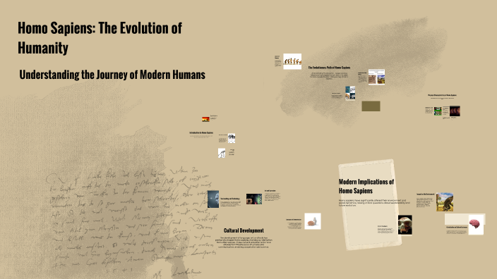 Homo Sapiens: The Evolution of Humanity by Danny Cholango on Prezi