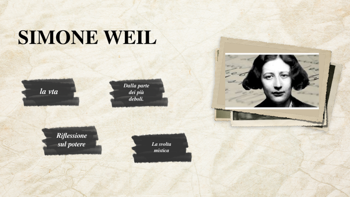 SIMONE WEIL by chiara mastroiacovo on Prezi