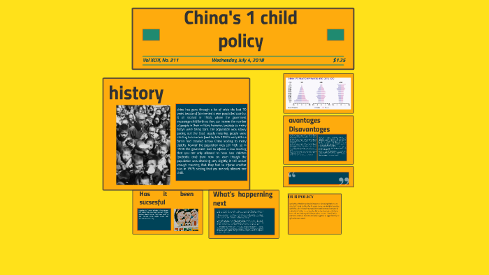 one child policy disadvantages essay