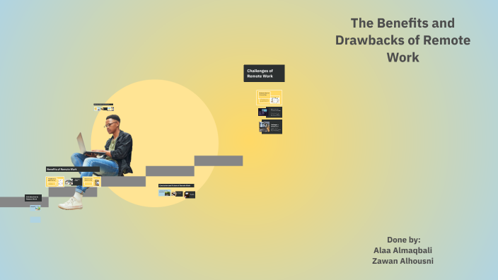 The Benefits and Drawbacks of Remote Work by Alaa Almaqbali on Prezi