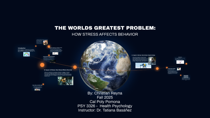 HOW STRESS AFFECTS DAILY HEALTH BEHAVIORS by Christian REyna on Prezi
