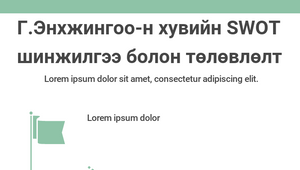Хувийн SWOT шинжилгээ by Enkhjingoo Ganbayar on Prezi Design