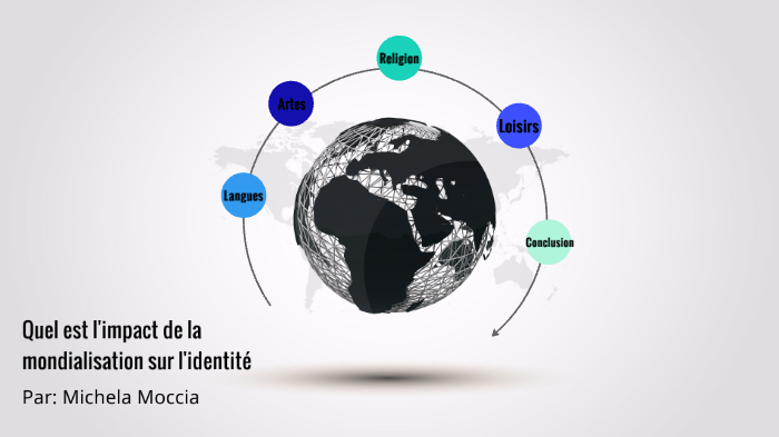 Quel est l'impact de la mondialisation sur l'identité by michela moccia ...