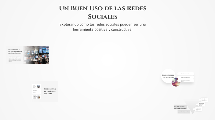 Un Buen Uso de las Redes Sociales by Alejandro Araujo on Prezi