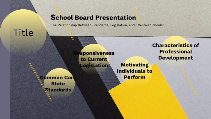 school board presentation examples