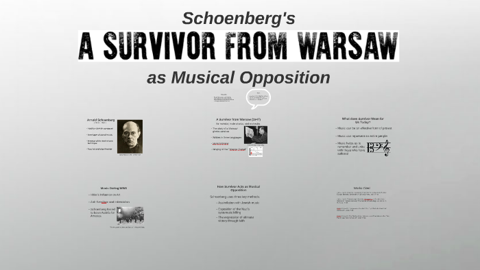 A Survivor From Warsaw By Ryan Campbell On Prezi