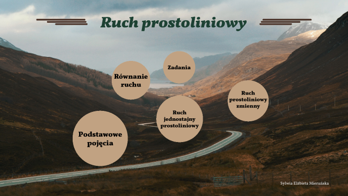 Ruch Prostoliniowy By Sylwia Elżbieta Mieruńska On Prezi