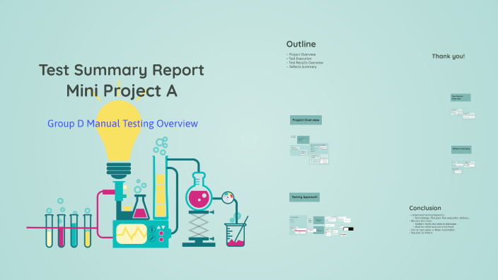 Test Summary Report for Mini Project A by Yuri Yang on Prezi