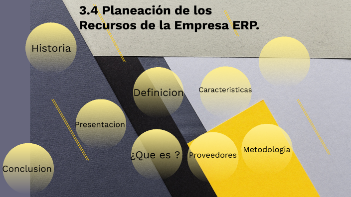 3.4 Planeacion de los recursos de una empresa ERP by Arlett Solis on Prezi