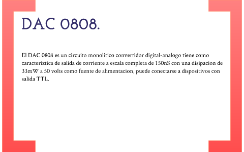 CONVERTIDOR DIGITAL ANALOGO DAC0808 – Servotronik