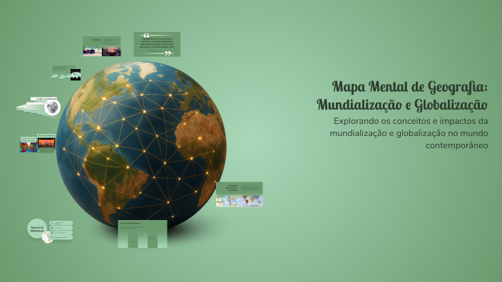 Mapa Mental de Geografia: Mundialização e Globalização by Ricardo Ramos ...