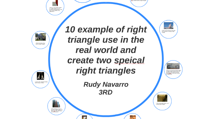 examples of right triangles in everyday life