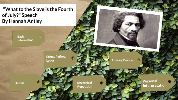 "What to the Slave is the Fourth of July?" by Hannah Antley on Prezi