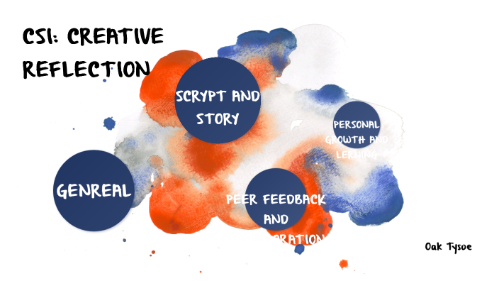 CSI: CREATIVE REFLECTION by Oak Tysoe on Prezi