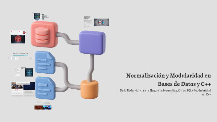Normalización y Modularidad en Bases de Datos y C++ by BRIAN WILLIAM ...