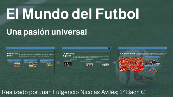 El Mundo del Futbol by Juan Fulgencio Nicolás Avilés on Prezi