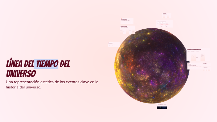 Línea del Tiempo del Universo by Sara Fernández de Cuevas Martínez on Prezi