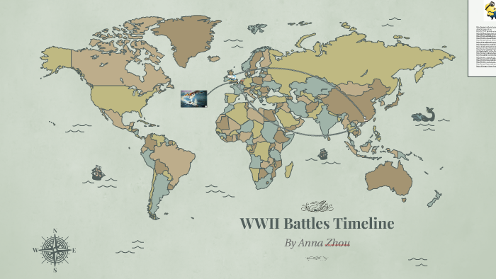 WWII Battles Timeline By Anna Zhou