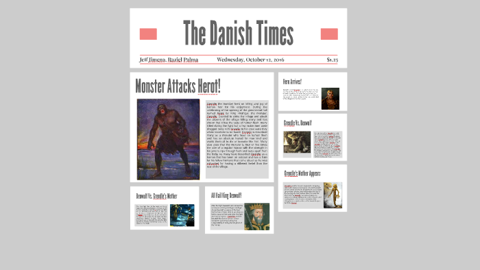 Beowulf Newspaper Project by Jeffrey Jimena on Prezi