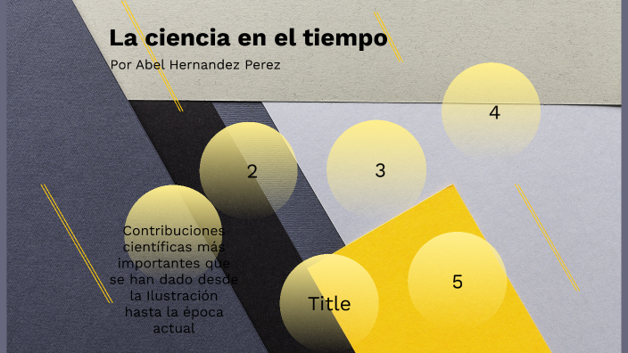 La Ciencia en el tiempo by Abel Hernandez Perez on Prezi