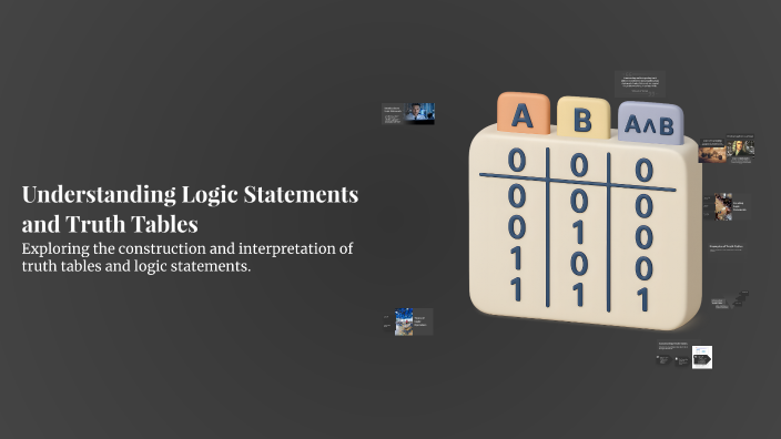 Understanding Logic Statements and Truth Tables by Muhammadayubxon ...