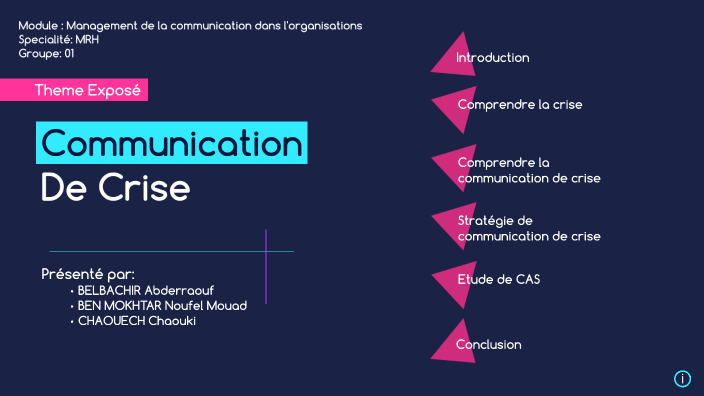 Communication de crise by RaouF Belbachir on Prezi