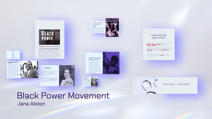 Black Power Movement by Jana Alston on Prezi