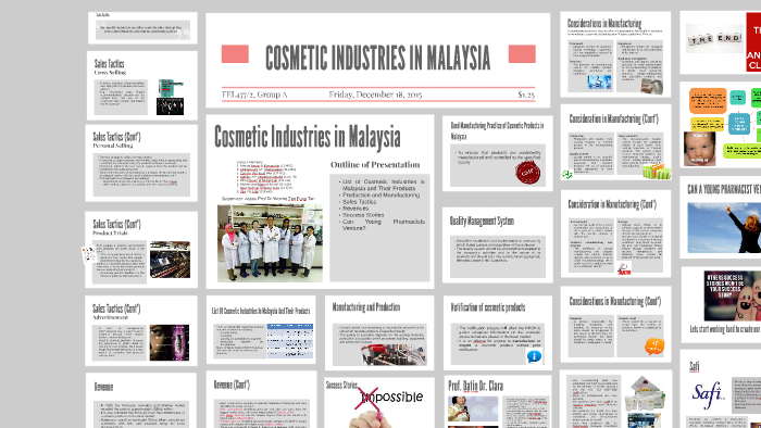 COSMETIC INDUSTRIES IN MALAYSIA by Pei Fren Sim