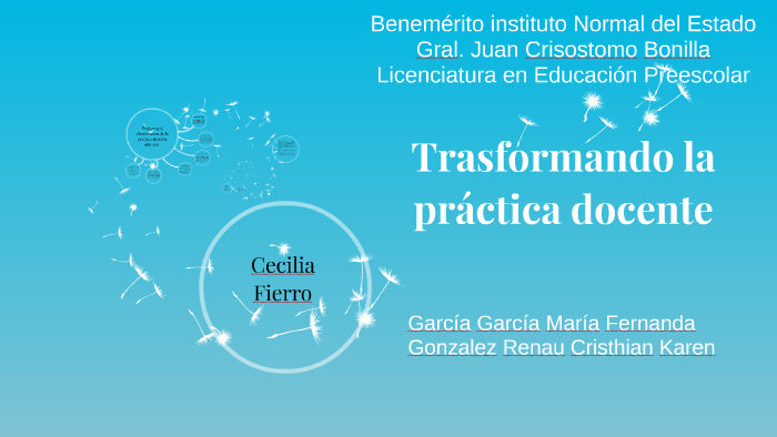 Trasformando la práctica docente by Karen Renau on Prezi