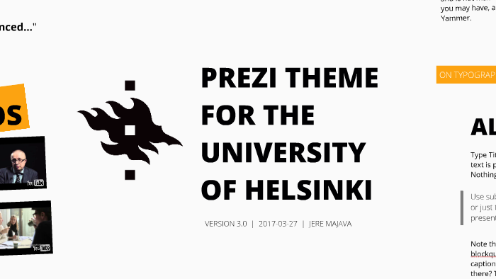 Prezi Theme For The University Of Helsinki By Jere Majava On Prezi