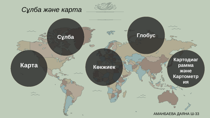 Сұлба және карта by Даяна Аманбаева on Prezi