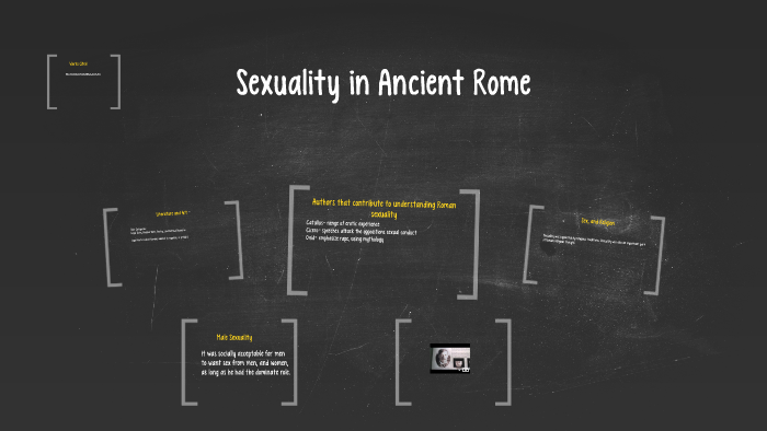 Sexuality In Ancient Rome By Anna Brooke Bennett