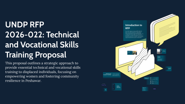 UNDP RFP 2026 022 Technical And Vocational Skills Training Proposal By 3 0 