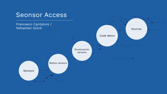 Sensors in Flutter by Sebastian Glück on Prezi