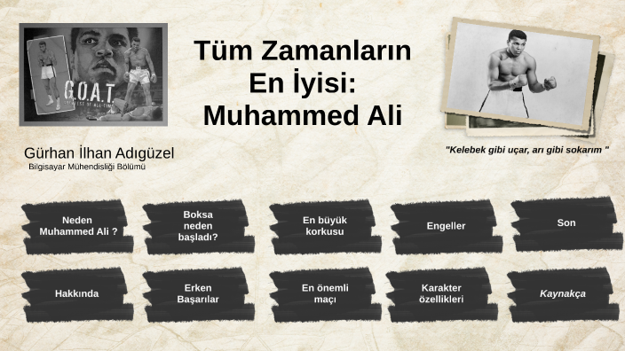 Muhammad Ali presentation by Gürhan Adıgüzel on Prezi