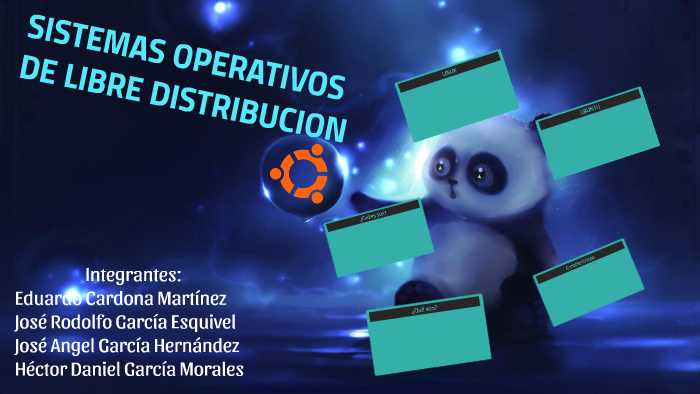 SISTEMAS OPERATIVOS DE LIBRE DISTRIBUCION by jose rodolfo garcia