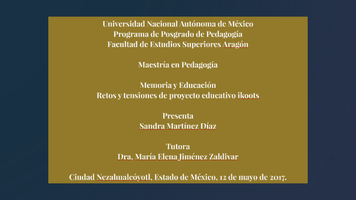 Examen de grado by San Martz on Prezi