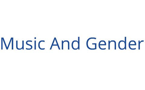 music and gender essay
