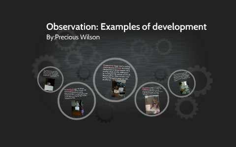 Development Observations Observation: Examples of development by Precious Wilson on Prezi