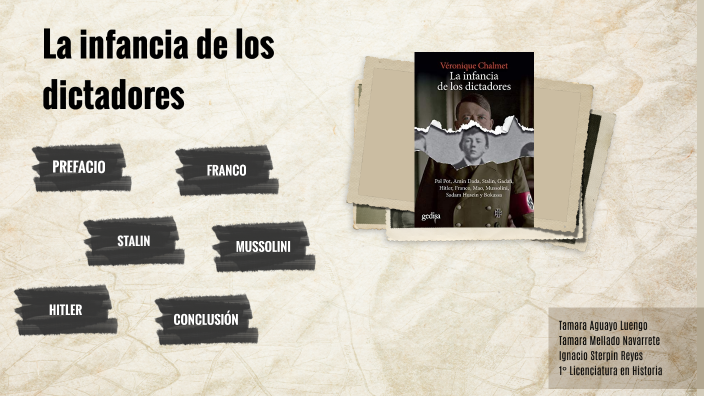 La infancia de los dictadores by Tamara Mellado on Prezi