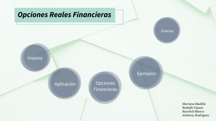 Opciones Reales Financieras by Anthony Rodríguez Soto on Prezi