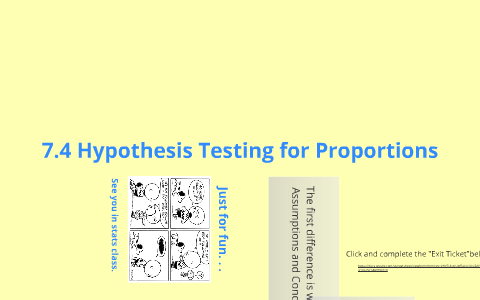 7.4 hypothesis testing for proportions