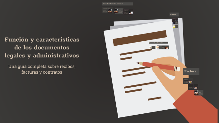 Función y características de los documentos legales y administrativos