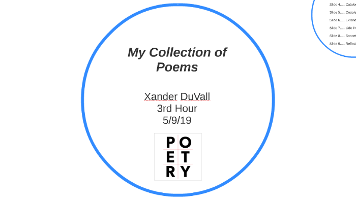 My Collection of Poems by Xander DuVall on Prezi