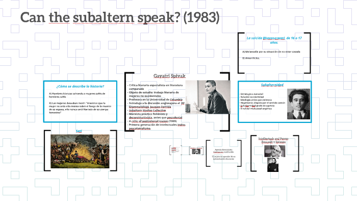 Can the subaltern speak? by Manuela Veloso on Prezi