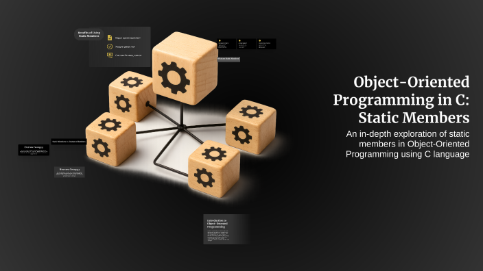 Object-Oriented Programming in C: Static Members by ts. Dashzeveg on Prezi